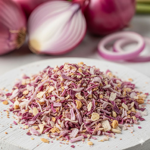 Dehydrated Pink Onion Granules